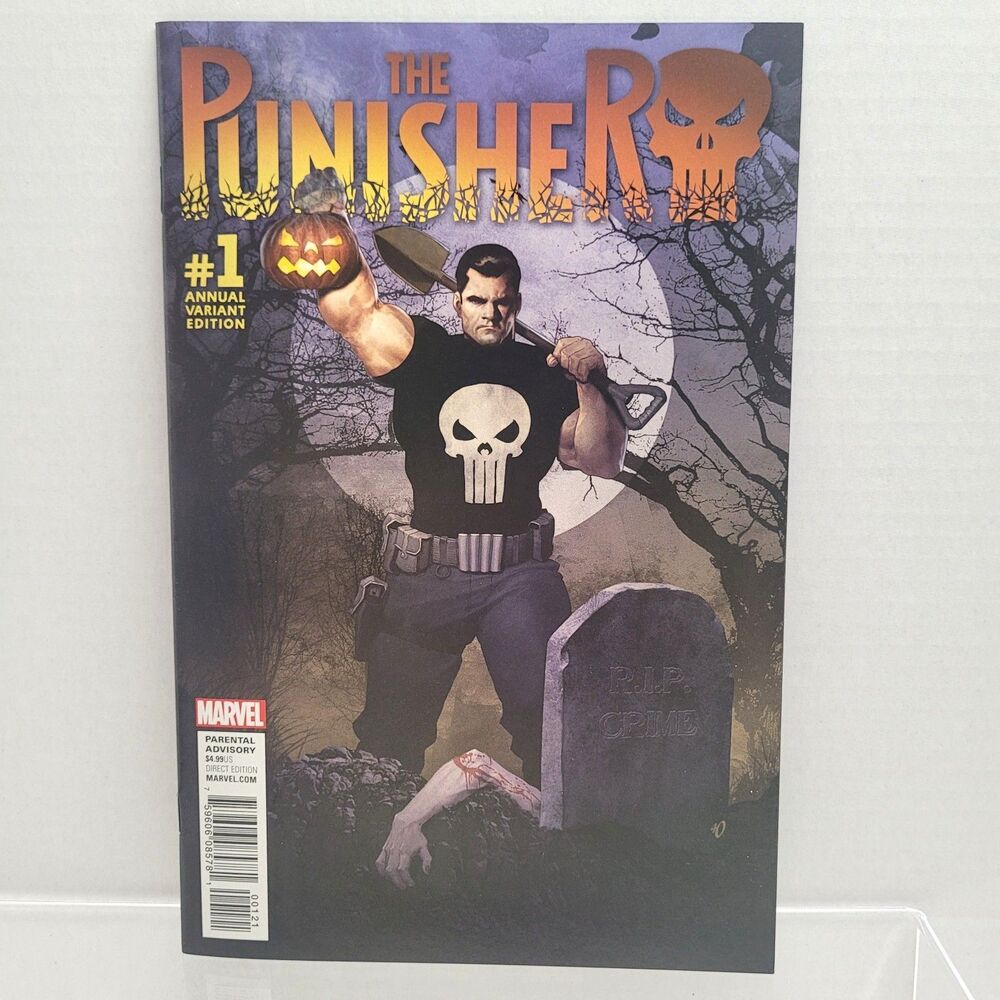Marvel Comics The Punisher Annual 1 Olivetti Halloween Variant